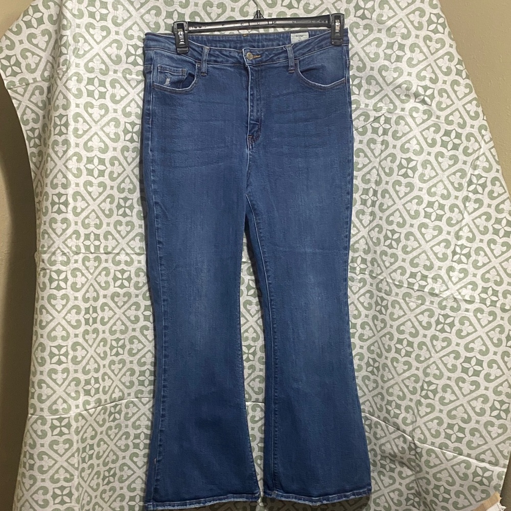 Bridge by Gly Stylish Blue Flare Jeans for Women
